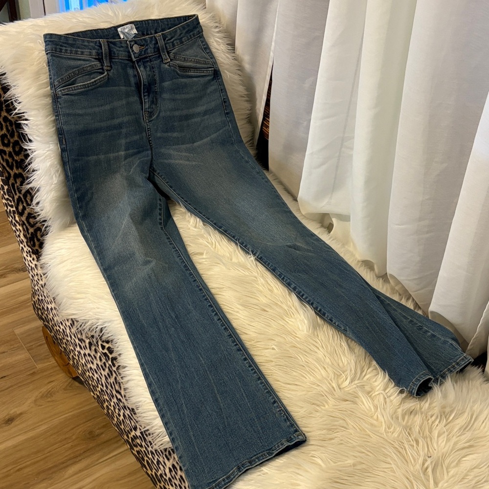 Time and Tru Dark Blue Flare Jeans